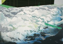 Alpine Encroachment 	14” x 20” 		acrylic on panel	2012